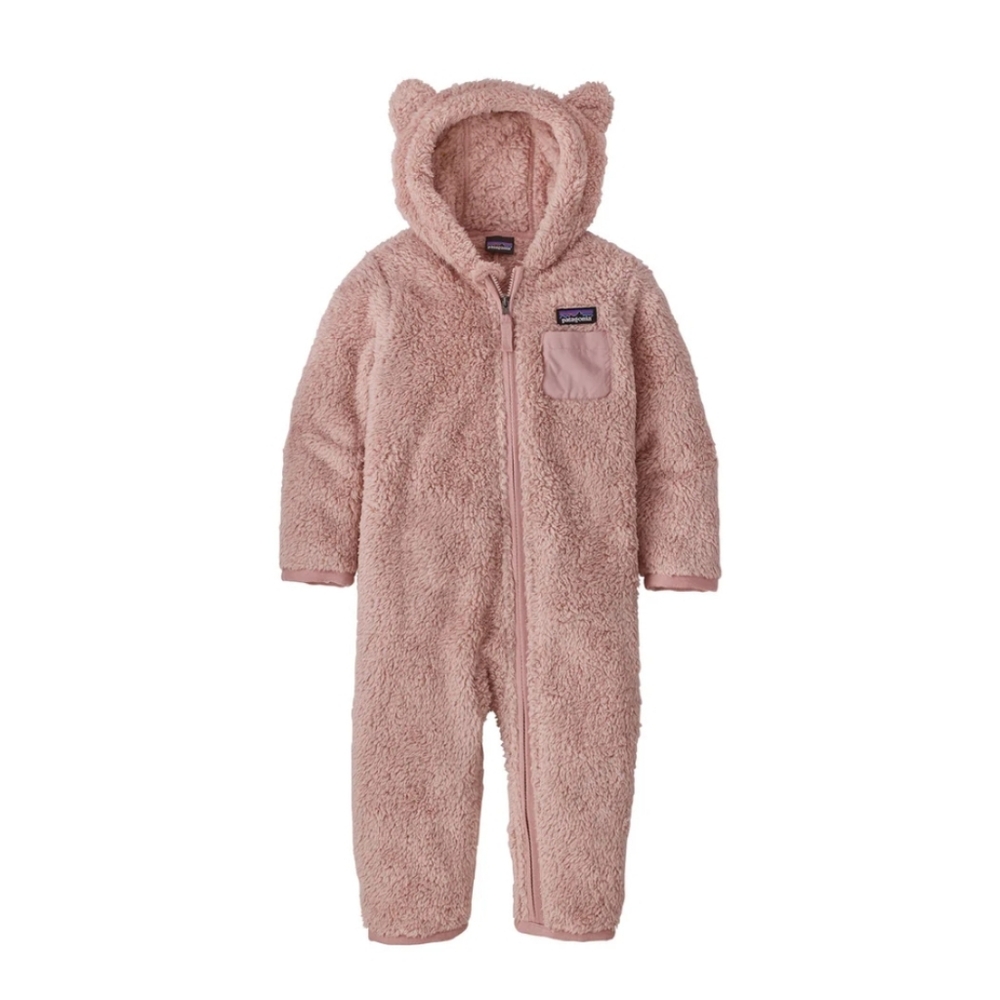Patagonia Baby Furry Friends Pink Fleece Bunting